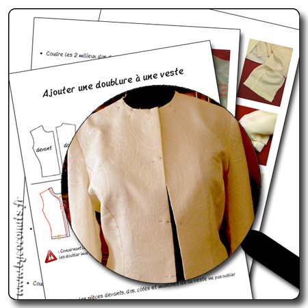 comment coudre la doublure d'une veste